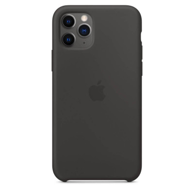   Луксозен силиконов гръб оригинален MWYN2ZM\A OFFICIAL Apple Silicone Case за Apple iPhone 11 Pro 5.8 черен